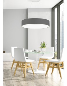 AURORA lampadario LED 96watt rotonda anello vari colori Ø80 7680 lumen 3000k 2