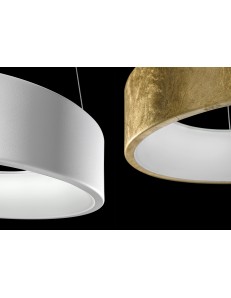 AURORA lampadario LED 96watt rotonda anello vari colori Ø80 7680 lumen 3000k