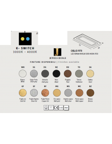 OBLIO Plafoniera 58watt LED rettangolare 3000k o 4000k vari colori 2