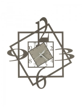 Forum orologio da parete geometrico fango sabbia bronzo