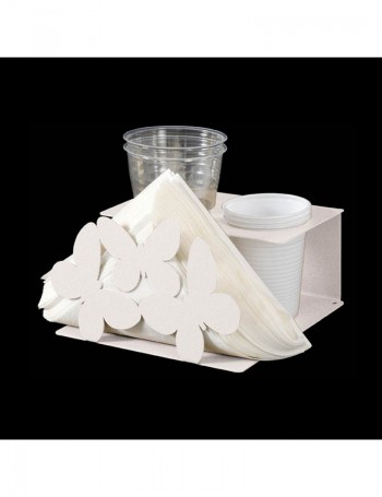 Set Tavola Farfalle Bianco Neve