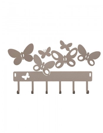 Porta Chiavi Butterfly Beige