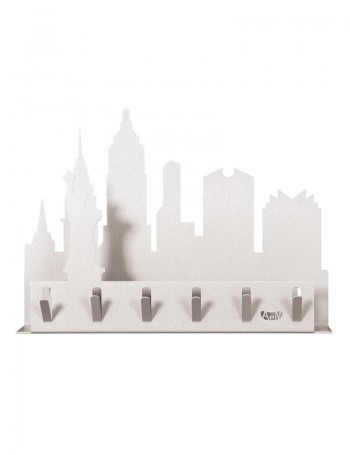 Porta Chiavi New York Bianco Neve