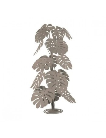 Pianta tropicale grande Monstera Beige