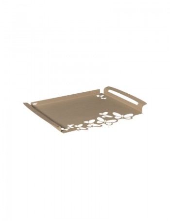 Vassoio piccolo con farfalle Butterfly Beige