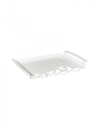 Vassoio piccolo con farfalle Butterfly Bianco Neve
