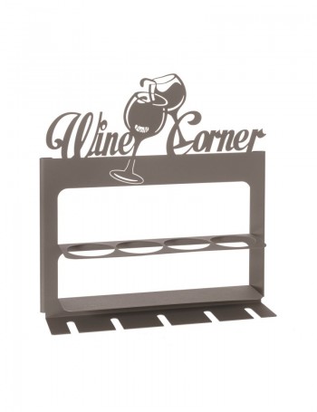 Porta bottiglie di design moderno Wine Corner Fango