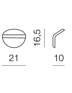 Plug applique Led rotonda 20w dimmerabile bianca 1800 Lumen 2