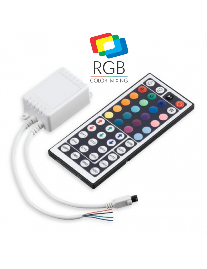 Gea Luce Centralina telecomando RGB a infrarossi per strisce led