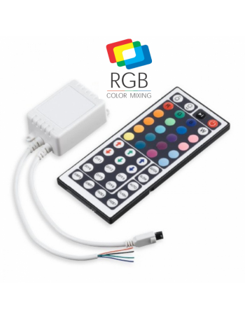 Centralina telecomando RGB a infrarossi per strisce led