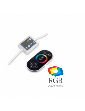 Centralina telecomando RGB onde radio touch per strisce led