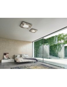 Pixel grande plafoniera Led 56w quadrata dimmerabile luce diretta vari colori 2