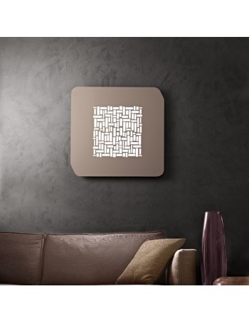 Pixel media plafoniera Led 39w quadrata dimmerabile luce diretta vari colori