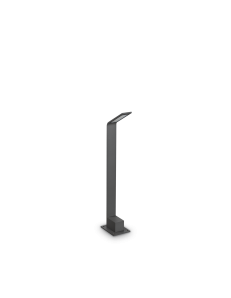Agos pt small 3000k palo paletto led 6.5watt  IP54 esterno illuminazione giardino antracite 60cm
