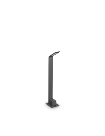 Agos pt small 4000k palo paletto led 6.5watt  IP54 esterno illuminazione giardino antracite 60cm