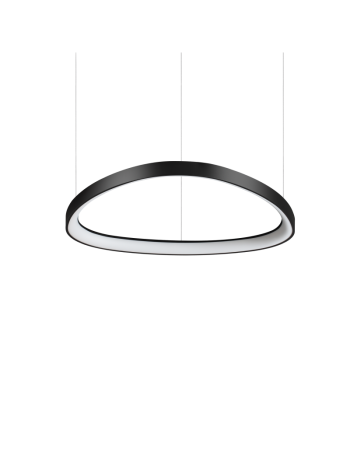 Gemini lampadario cucina nero Ø61 led 48 watt luce calda