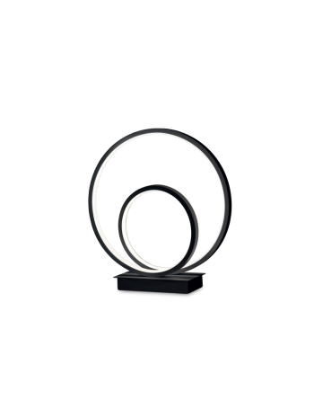 Oz abat jour design nero moderno led 23 watt 2000 lumen