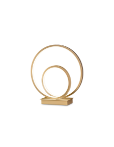 Oz lampada comodino design oro moderno led 23 watt 2000 lumen