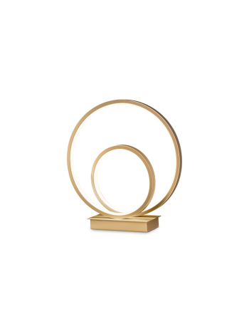 Oz lampada comodino design oro moderno led 23 watt 2000 lumen