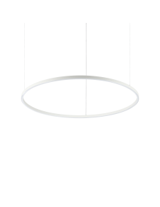 Oracle slim big lampadario anello bianco Ø90 led 51 watt 3000k
