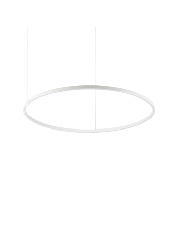 Oracle slim big lampadario anello bianco Ø90 led 51 watt 3000k