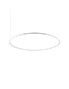 Oracle slim big lampadario rotondo bianco Ø90 led 51 watt 4000k