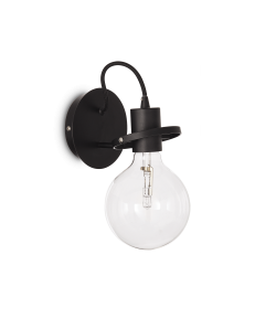 Radio ap1 applique regolabile minimal nero E27