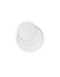 Pouche applique anello bianco moderna led 14 watt 1300 lumen