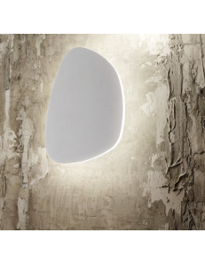 Peggy small applique led 10watt bianco luce indiretta forma irregolare