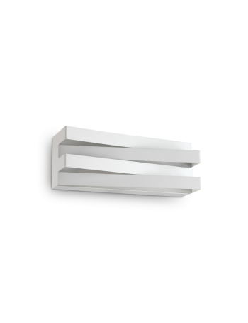 Virtus applique led 17watt bianca stilizzata luce calda