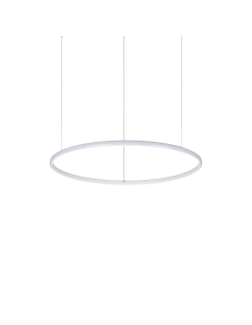Hulahoop small sospensione anello bianco Ø60 led 30 watt 3000k