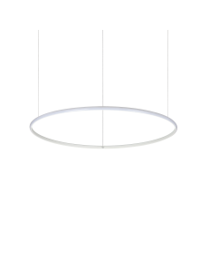 Hulahoop medium sospensione anello bianco Ø80 led 40 watt 3000k