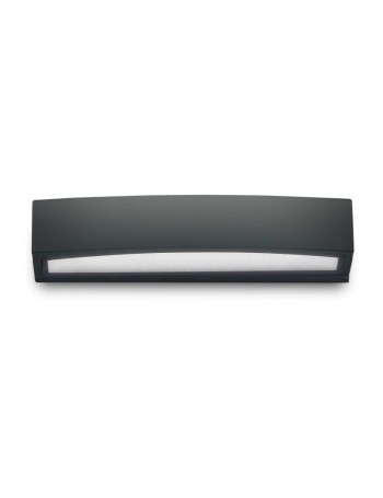 Andromeda big ap2 IP55 applique da esterno E27 biemissione nero