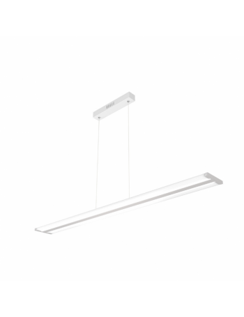 Double Track lampadario lineare bianco rettangolare led luce dimmerabile intensità telecomando