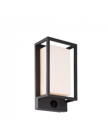 Meribel applique IP54 WIFI e telecamera dimmerabile 9 watt led 