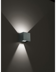 Zora small lampada LED biemissione luce regolabile 10w CCT ip65 antracite