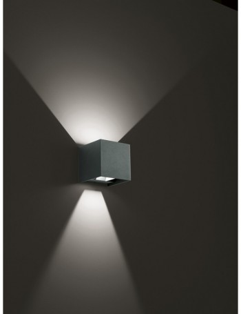 Zora small lampada LED biemissione luce regolabile 10w CCT ip65 antracite