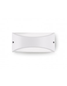 Lien applique LED biemissione 10w luce naturale bianco IP54 rettangolare 2