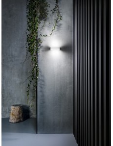 Nox small alampada LED biemissione rettangolare 10w antracite IP65