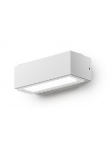 Nox small alampada LED biemissione rettangolare 10w antracite IP65 2