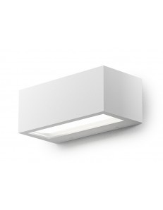 Ruhm lampada esterno LED biemissione rettangolare 15w bianco IP65