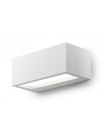 Ruhm lampada esterno LED biemissione rettangolare 15w bianco IP65