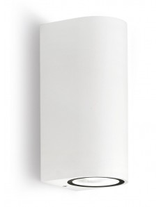 Vejo applique GU10 biemissione cilindro bianco IP44 lampada esterno 2