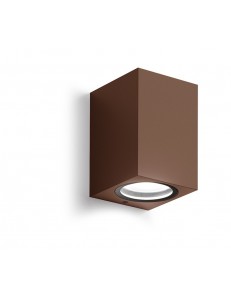 Shin applique GU10 cubica ruggine IP44 lampada esterno