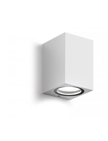 Shin applique GU10 cubica bianco IP44 lampada esterno