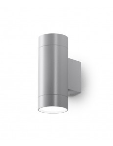 Lily applique GU10 biemissione cilindrica grigio antracite IP54 lampada esterno