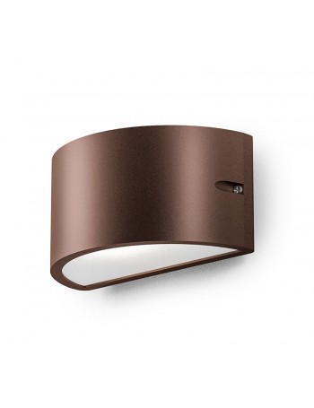 Lan applique lampada esterno E27 ip54 marrone GES1052