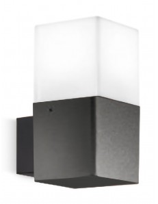 Aditi applique lampada cubo esterno E27 ip44 antracite GES410 2