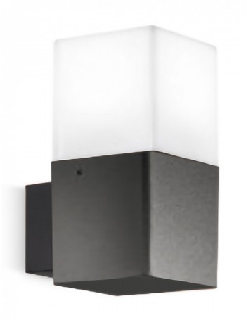 Aditi applique lampada cubo esterno E27 ip44 antracite GES410
