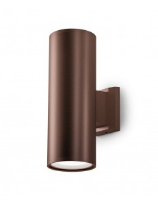 Amon applique E27 cilindro biemissione ruggine IP65 lampada esterno